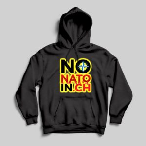 Hoodie no-nato-in.ch, schwarz
